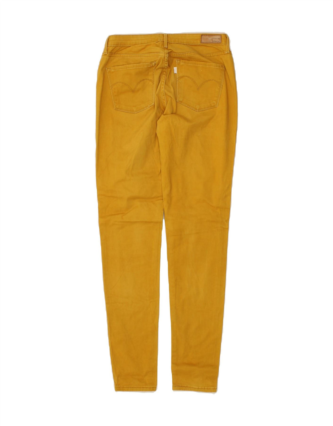 LEVI'S Womens Skinny Jeans W27 L29 Yellow Cotton Vintage Levi's and Second-Hand Levi's from Messina Hembry 