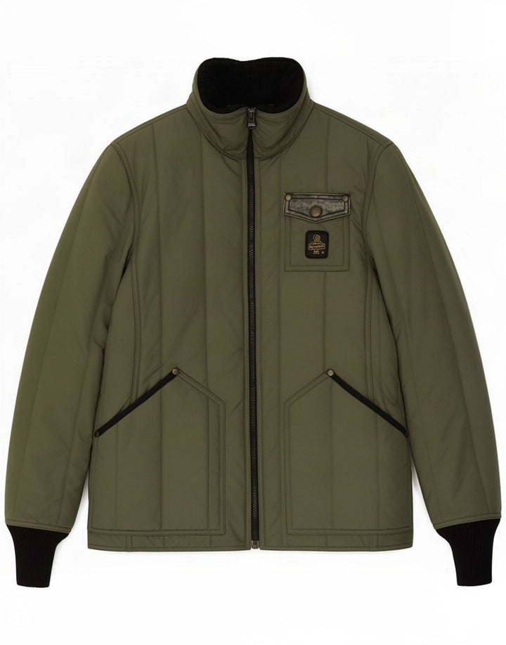 Refrigiwear Womens Padded Jacket UK 12 Medium Green Polyamide Modern