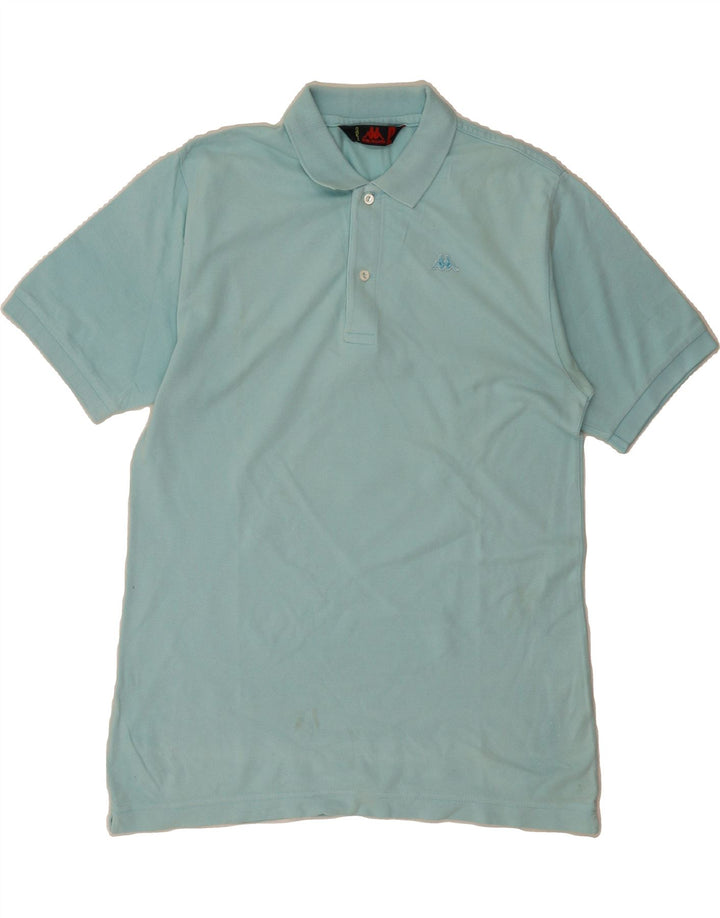 KAPPA Mens Polo Shirt Medium Blue Cotton Vintage Kappa and Second-Hand Kappa from Messina Hembry 
