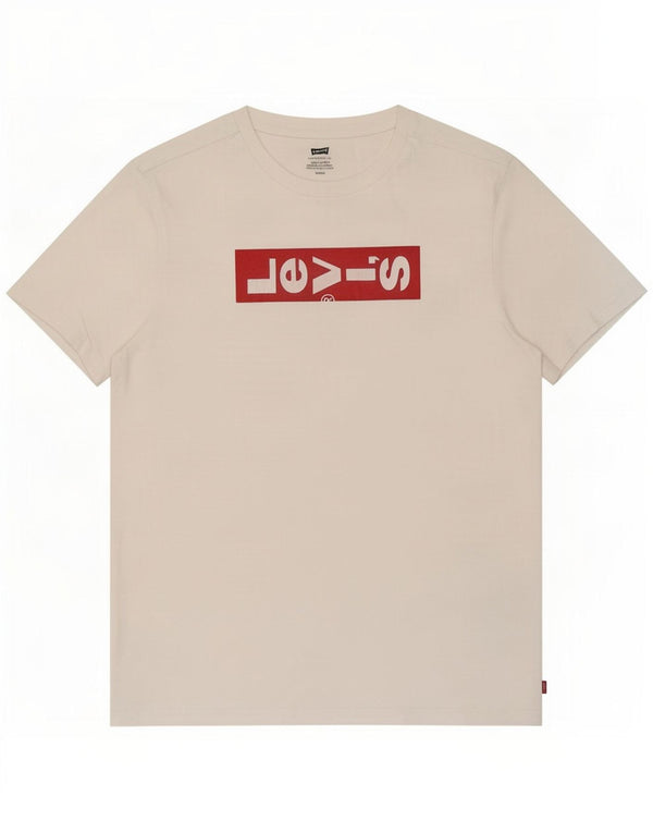 Levi's Mens Graphic T-Shirt Top Small White Cotton