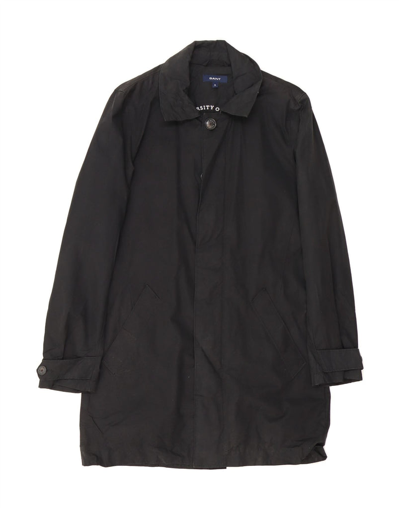 GANT Mens Overcoat UK 36 Small Black Cotton Vintage Gant and Second-Hand Gant from Messina Hembry 