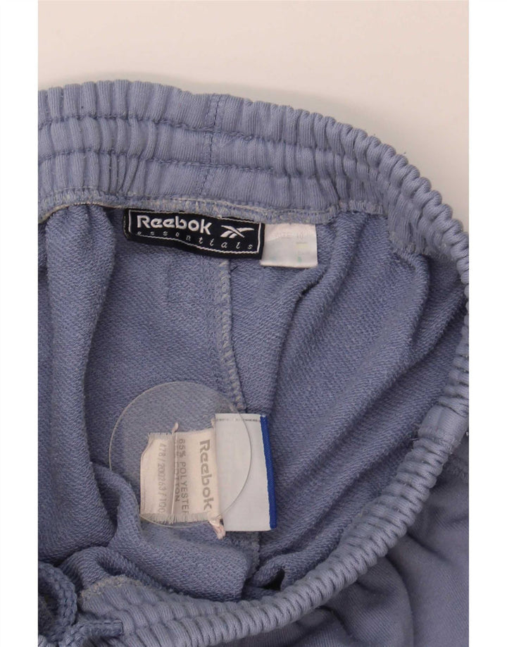 Reebok Womens Sport Shorts UK 10 Small Blue Polyester