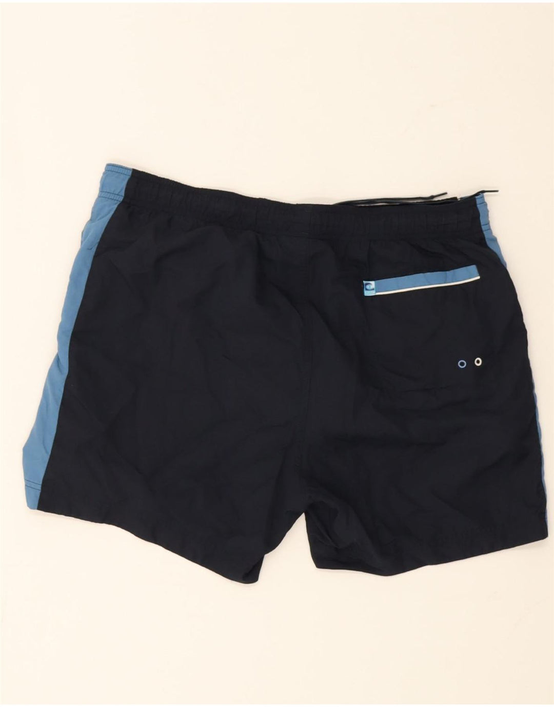 Champion Mens Swimming Shorts 2XL  Navy Blue Colourblock Polyamide
