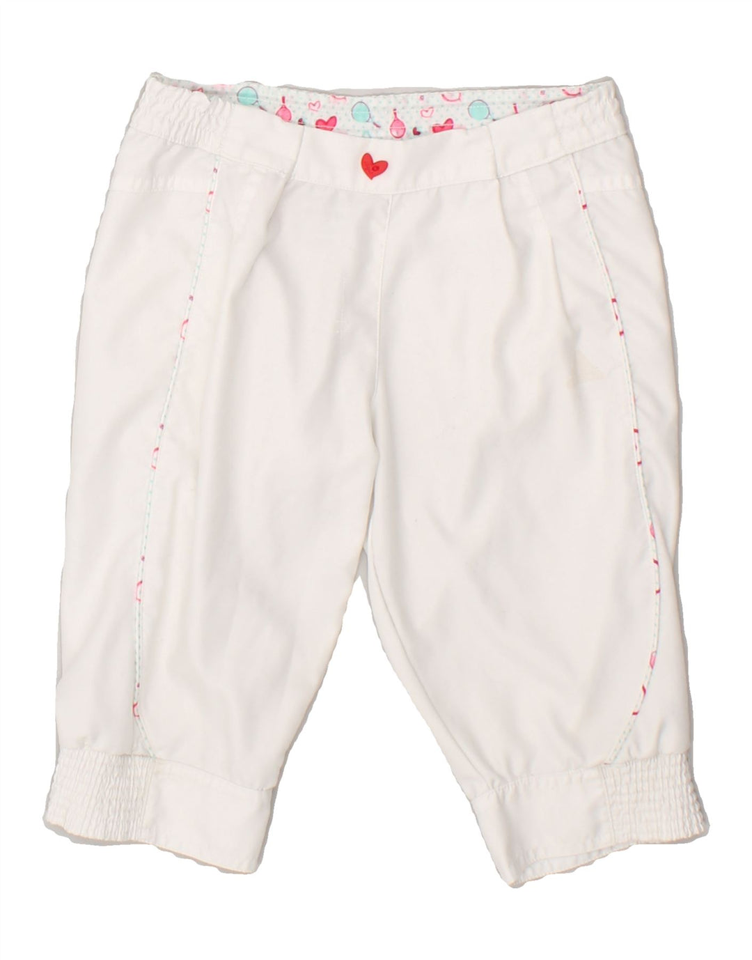 ADIDAS Girls Tracksuit Trousers Joggers 3-4 Years White Polyester | Vintage Adidas | Thrift | Second-Hand Adidas | Used Clothing | Messina Hembry 
