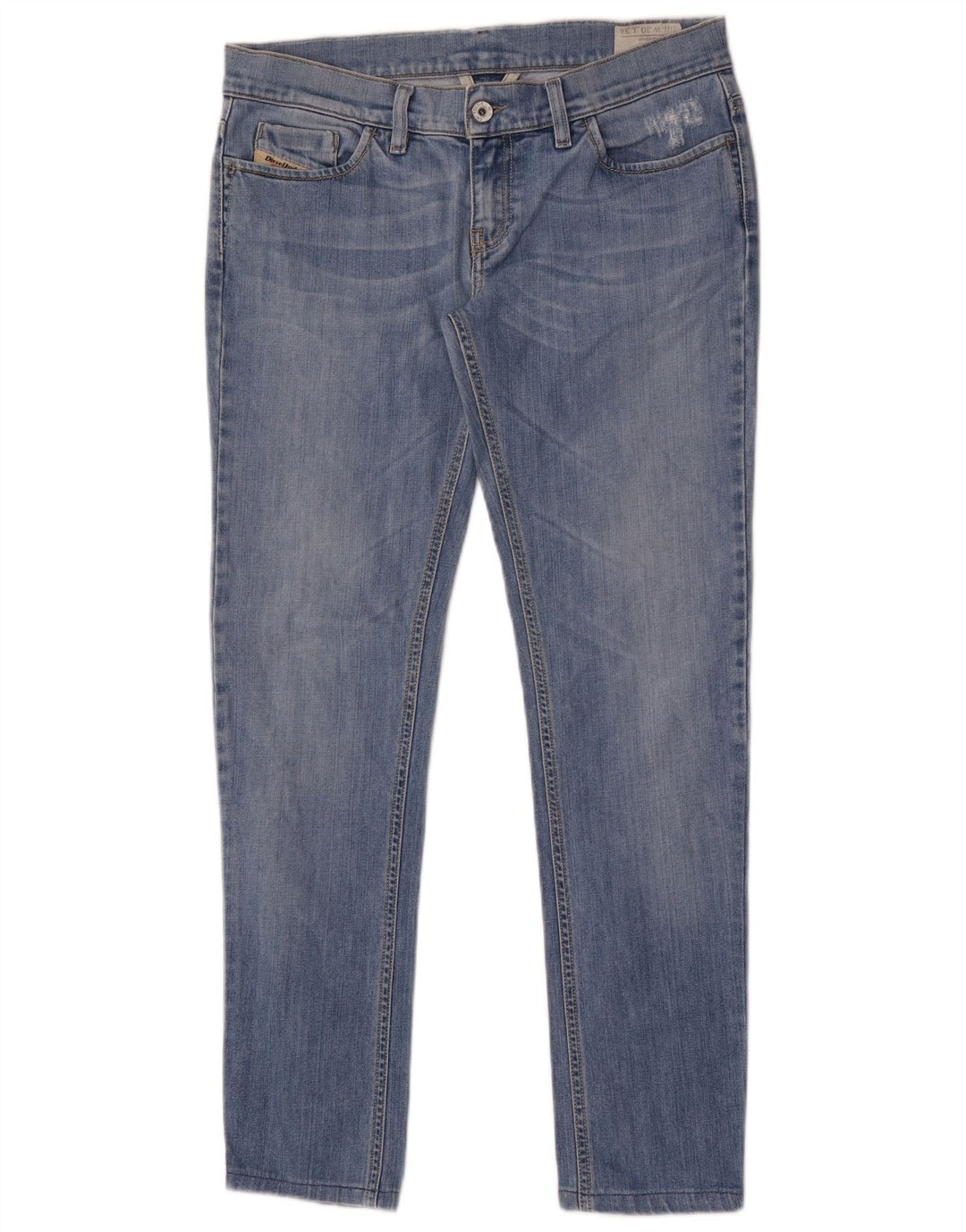 Diesel Womens Liv Slim Jeans W30 L30 Blue Cotton