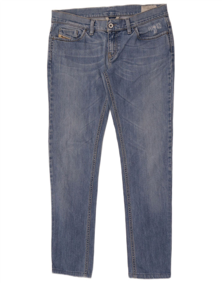 Diesel Womens Liv Slim Jeans W30 L30 Blue Cotton