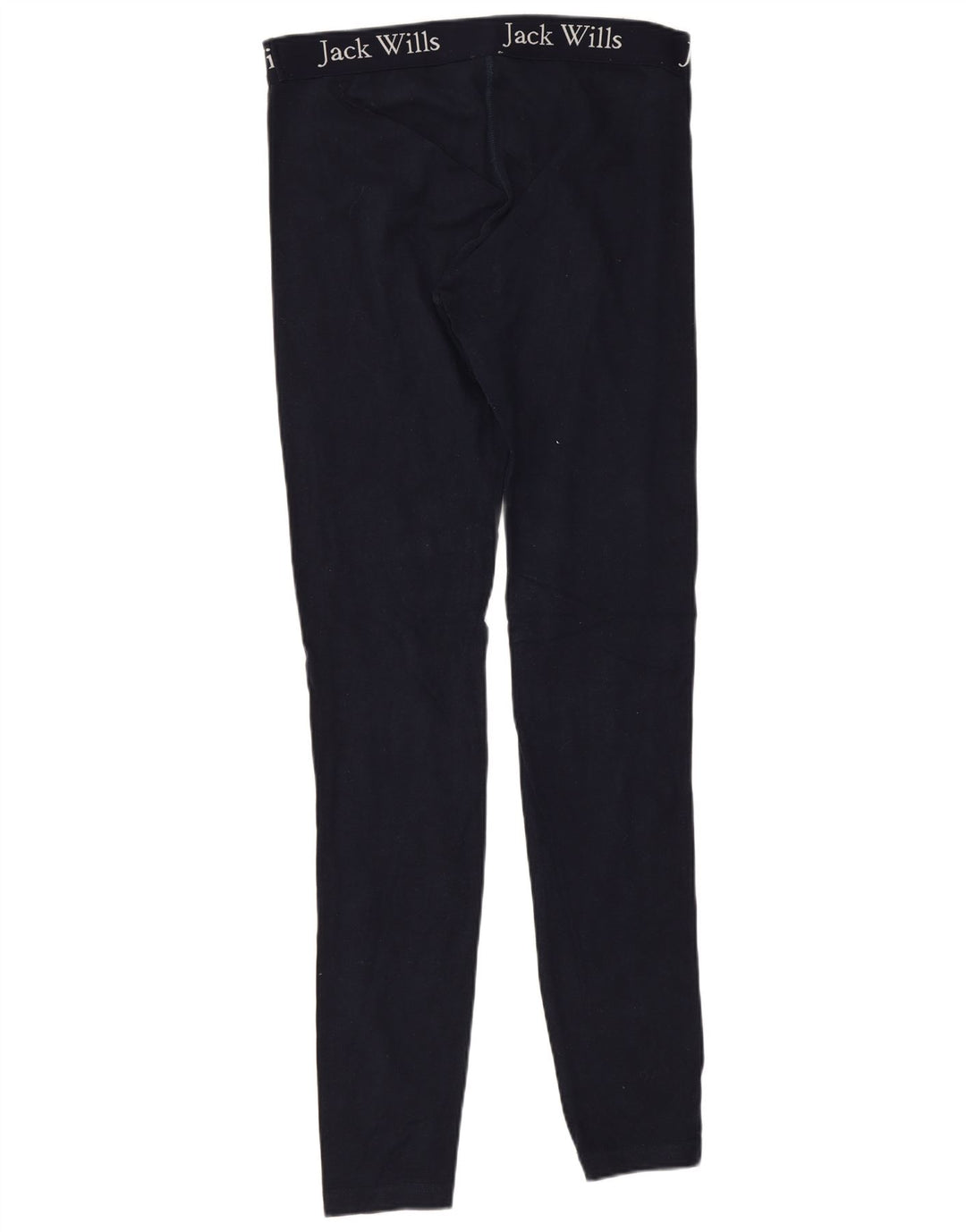 Jack Wills Womens Graphic Leggings UK 10 Small Navy Blue Cotton
