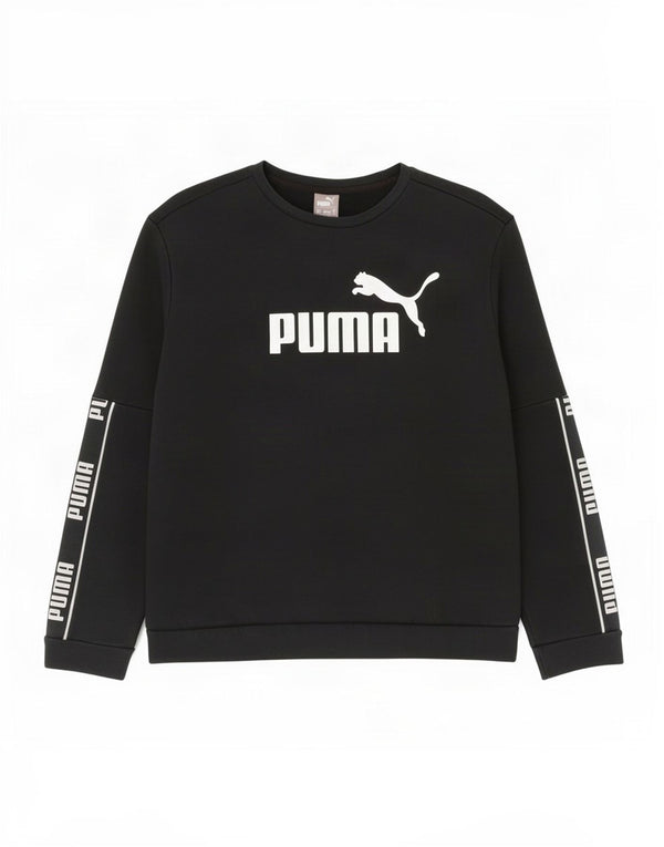 Puma Mens Graphic Sweatshirt Jumper XL Black Cotton