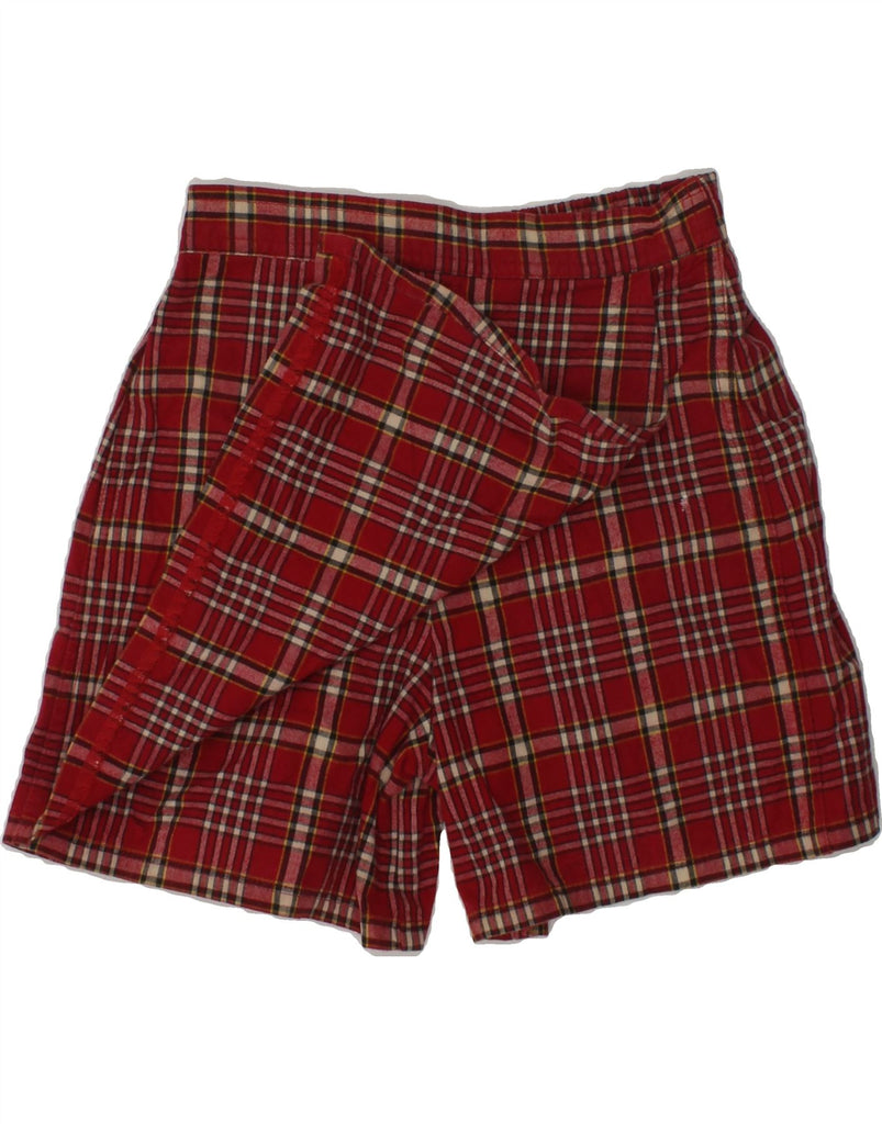 RALPH LAUREN Girls Casual Shorts 5-6 Years W22  Red Check Cotton | Vintage Ralph Lauren | Thrift | Second-Hand Ralph Lauren | Used Clothing | Messina Hembry 