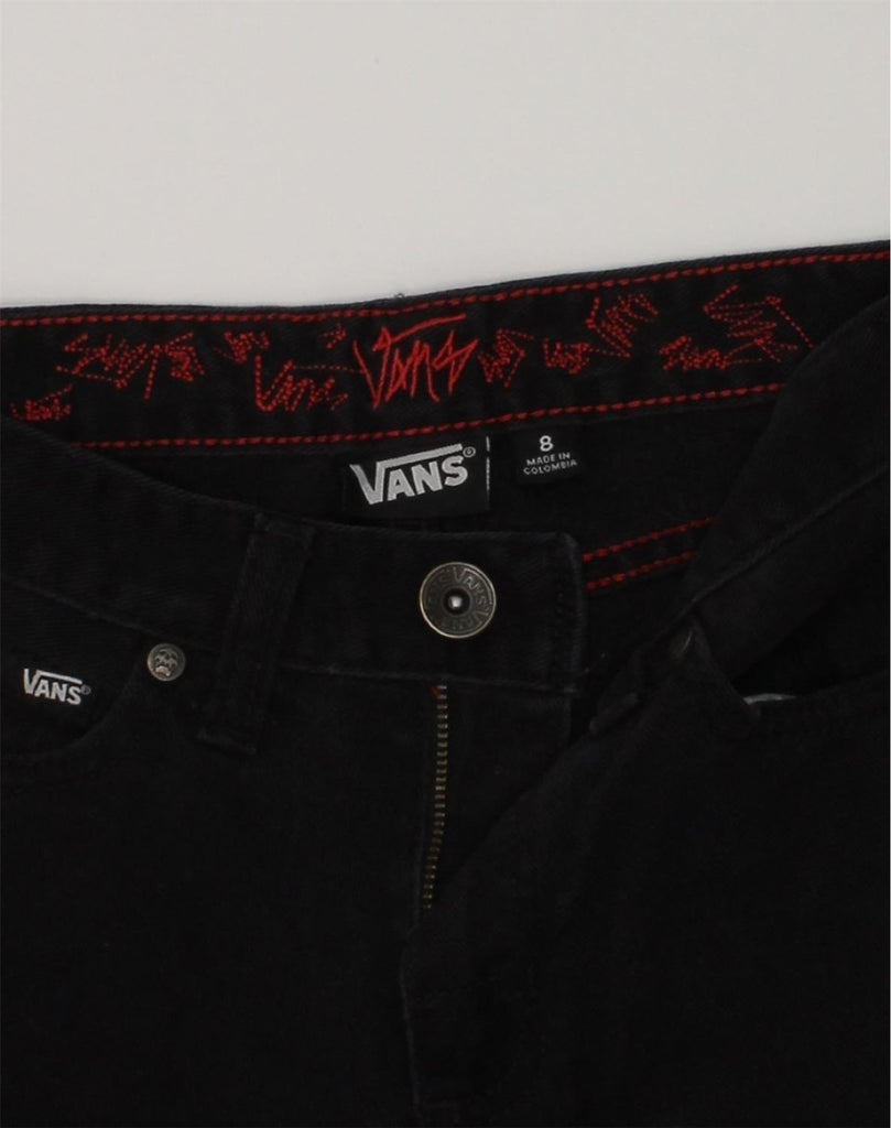 VANS Boys Straight Jeans 7-8 Years W24 L23  Black Cotton | Vintage Vans | Thrift | Second-Hand Vans | Used Clothing | Messina Hembry 