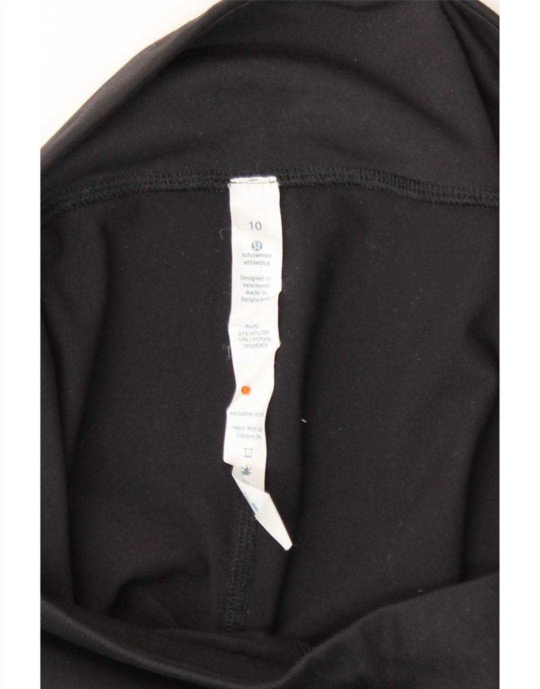 Lululemon Womens Leggings US 10 Large Black Nylon