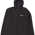 Berghaus Mens Hooded Windbreaker Jacket UK 38 Medium Navy Blue Polyester