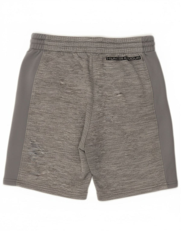 Under Armour Boys Graphic Sport Shorts 9-10 Years Medium Grey Flecked