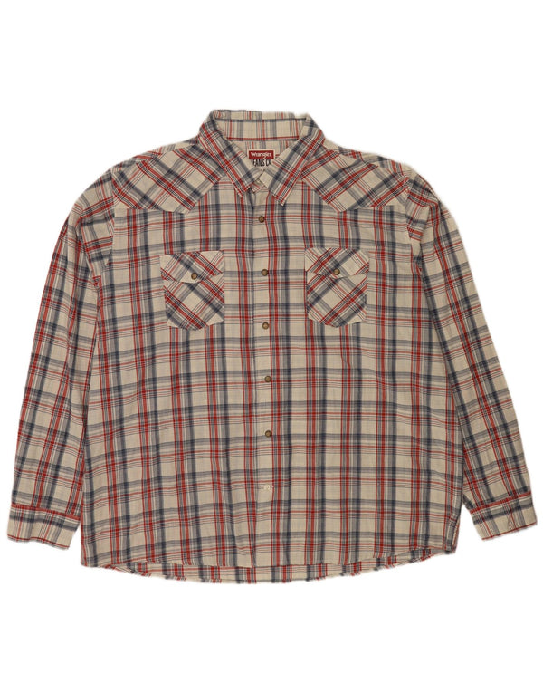 Wrangler Mens Shirt 3XL Multicoloured Check Cotton