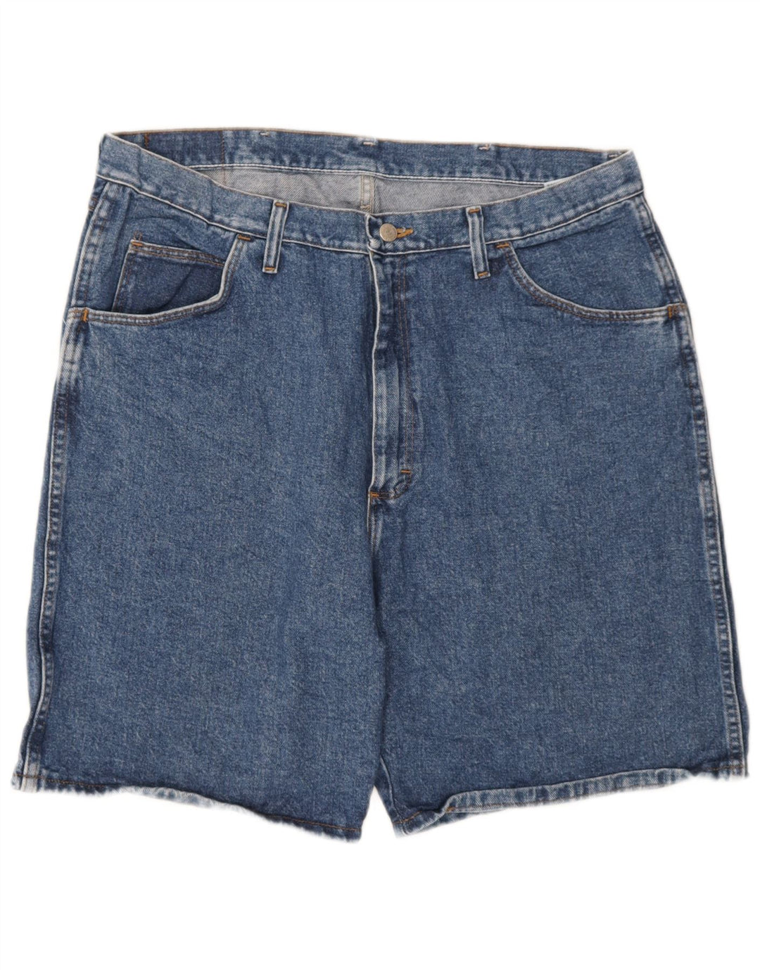 Wrangler Mens Denim Shorts W38 XL Blue Cotton