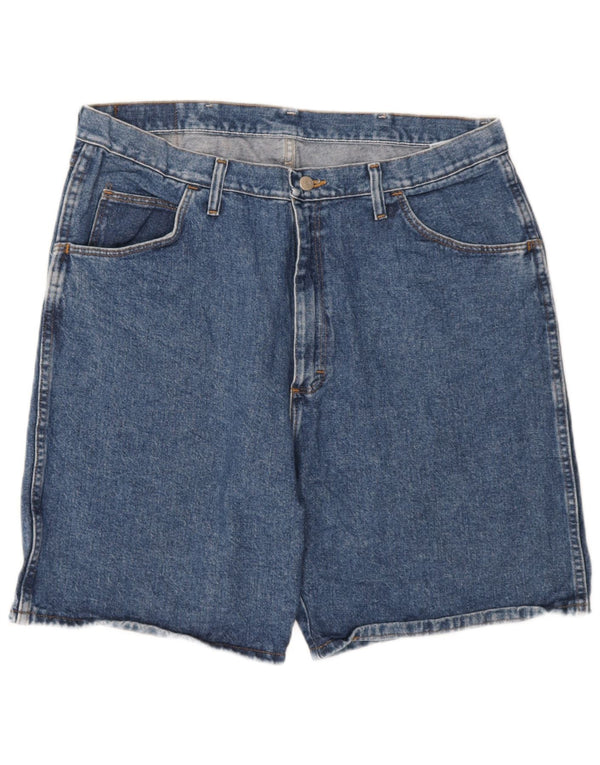 Wrangler Mens Denim Shorts W38 XL Blue Cotton