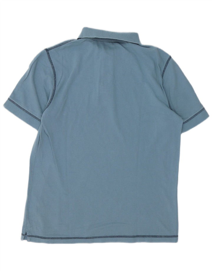 Sun68 Mens Polo Shirt Medium Blue Cotton