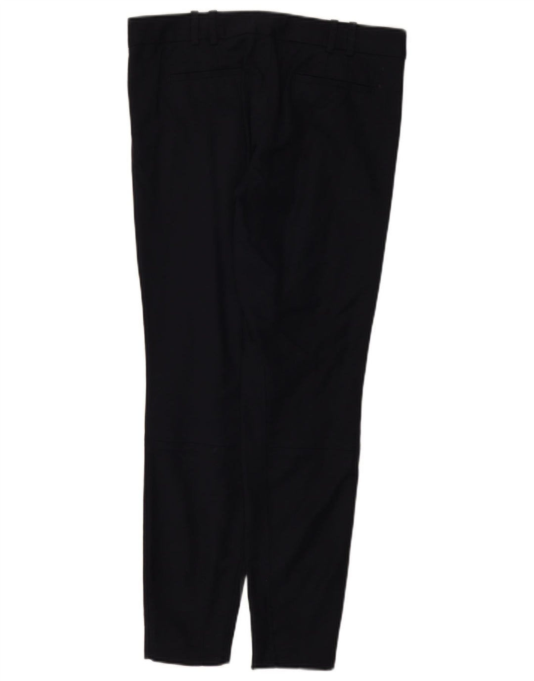 Massimo Dutti Womens Slim Chino Trousers EU 40 Medium W30 L28 Navy Blue