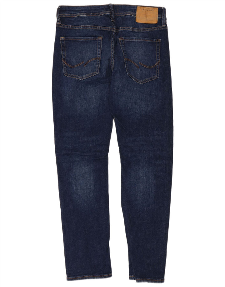 Jack & Jones Mens GLENN Slim Jeans W32 L30 Blue Cotton
