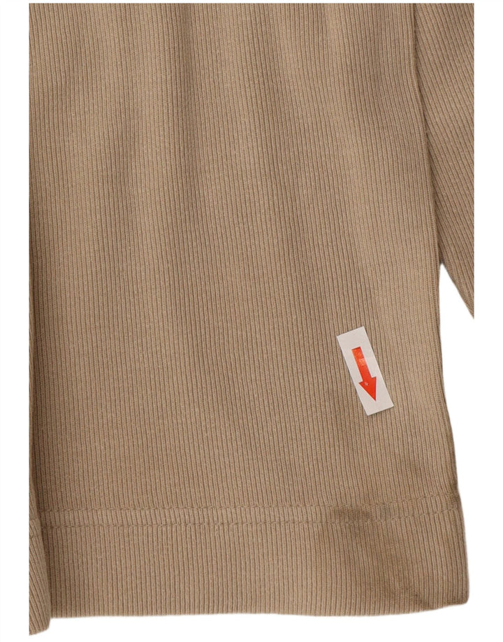 Timberland Boys Top Long Sleeve 15-16 Years Beige Cotton