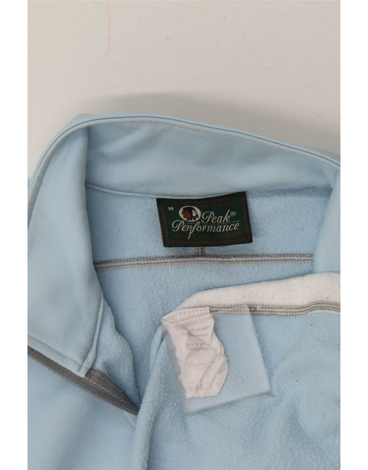 Peak Performance Womens Sweatshirt Jumper UK 12 Medium Blue Colourblock