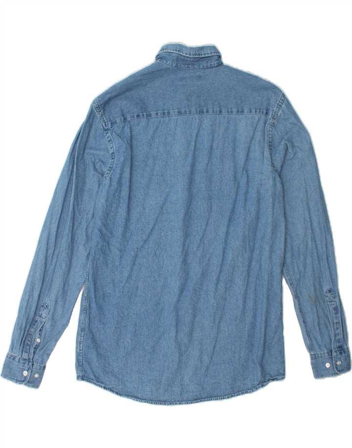 JACK & JONES Mens Denim Shirt Large Blue Cotton Vintage Jack & Jones and Second-Hand Jack & Jones from Messina Hembry 