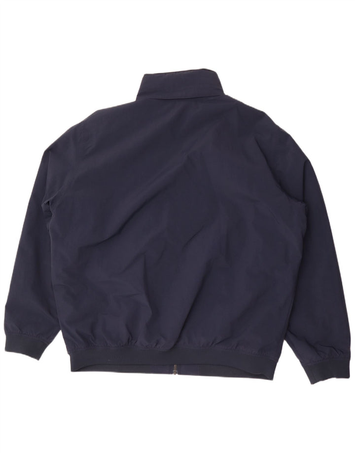 Timberland Mens Hooded Bomber Jacket UK 44 2XL Navy Blue