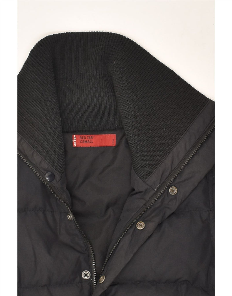 LEVI'S Womens Padded Jacket UK 6 XS Black Polyester | Vintage Levi's | Thrift | Second-Hand Levi's | Used Clothing | Messina Hembry 