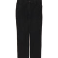 MARKS & SPENCER Womens Casual Trousers UK 12 Medium W32 L30 Navy Blue Vintage Marks & Spencer and Second-Hand Marks & Spencer from Messina Hembry 