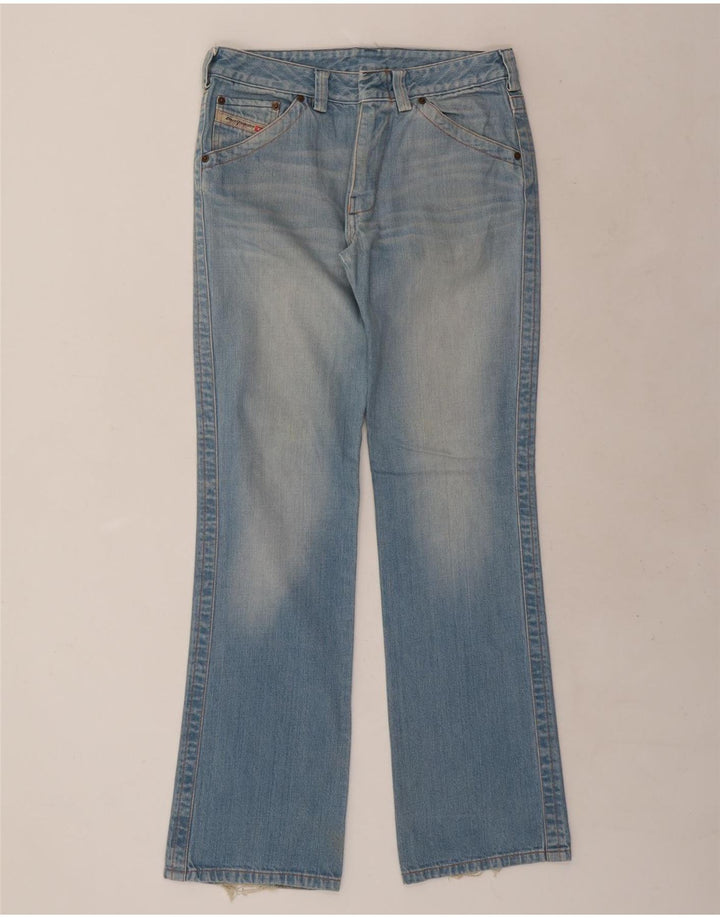 Diesel Womens Bootcut Jeans W32 L34 Blue Cotton