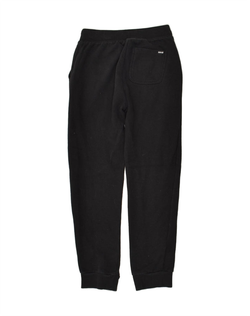 HURLEY Boys Tracksuit Trousers Joggers 12-13 Years Large Black Cotton Vintage Hurley and Second-Hand Hurley from Messina Hembry 