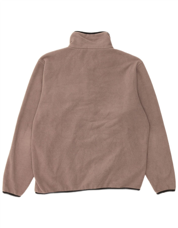 Asics Mens Fleece Jumper Medium Brown Polyester