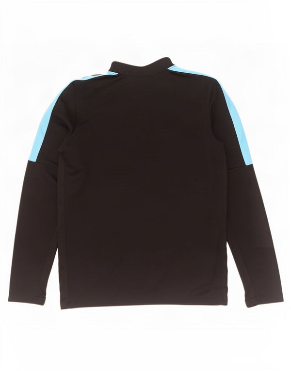 Nike Boys Dri Fit Pullover Tracksuit Top 13-14 Years XL Black Colourblock