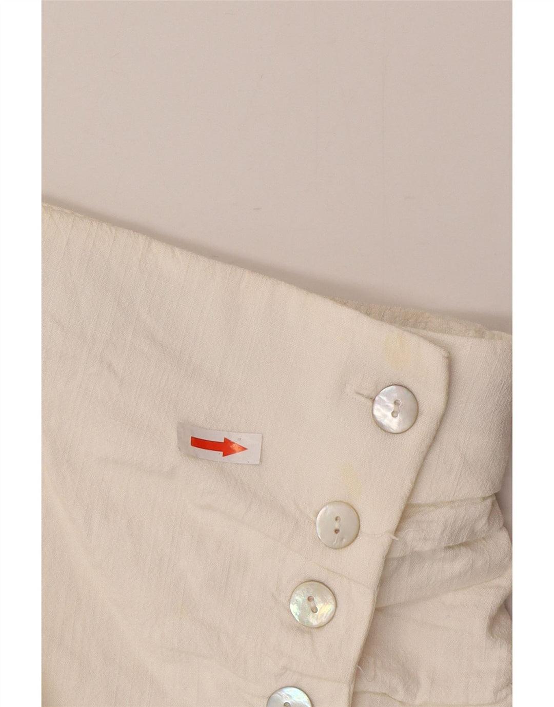 Zara Womens Mini Wrap Skirt Small W26  White