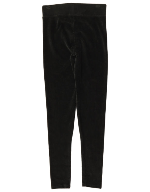 Marks & Spencer Womens Corduroy Leggings UK 8 Small Green Cotton
