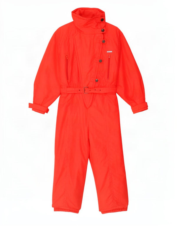 Colmar Womens Ski Jumpsuit IT 42 Medium Red Polyamide