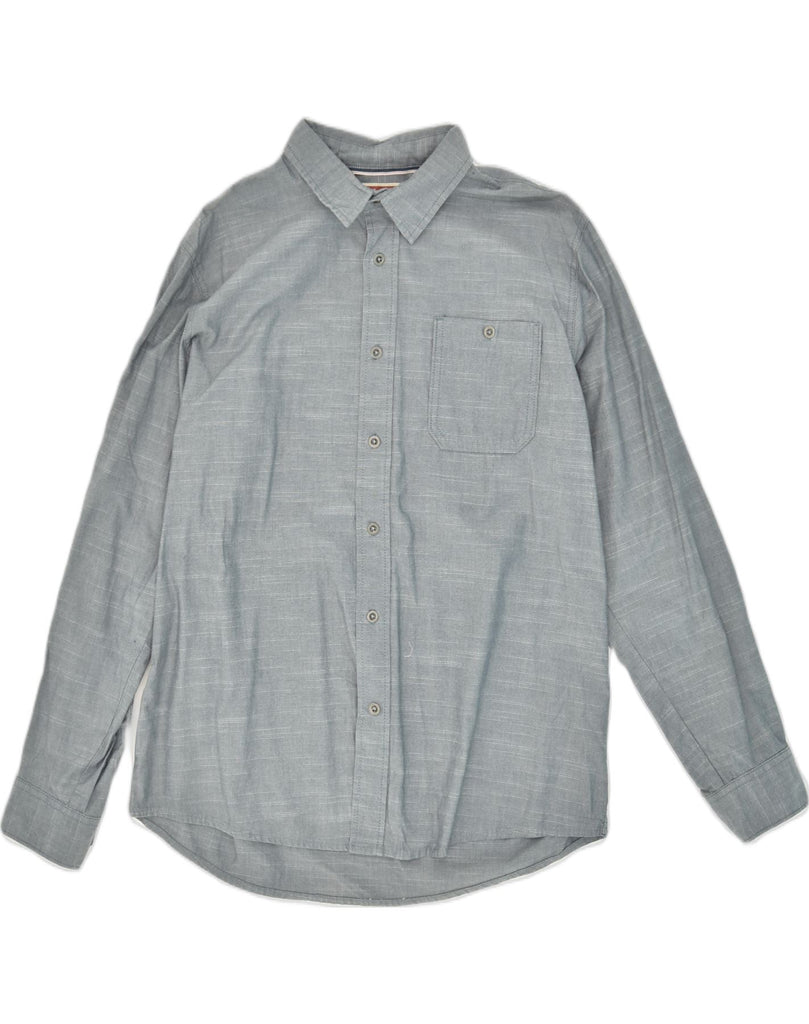 WRANGLER Mens Shirt Large Grey Flecked Cotton | Vintage Wrangler | Thrift | Second-Hand Wrangler | Used Clothing | Messina Hembry 