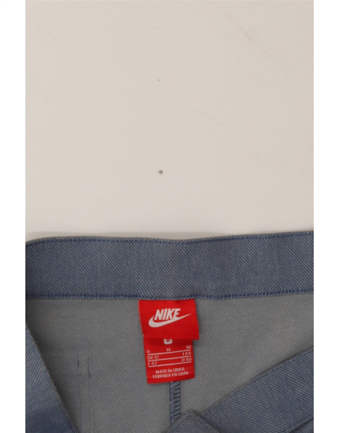 NIKE Womens Casual Shorts UK 12 Medium W32  Blue Cotton Vintage Nike and Second-Hand Nike from Messina Hembry 