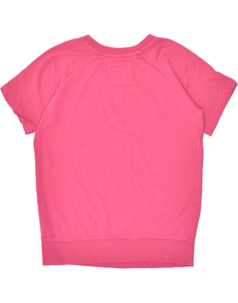 CREW CLOTHING Womens T-Shirt Top UK 8 Small Pink Cotton | Vintage Crew Clothing | Thrift | Second-Hand Crew Clothing | Used Clothing | Messina Hembry 