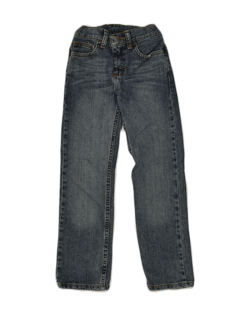 WRANGLER Boys Straight Jeans 7-8 Years W22 L23  Blue Cotton | Vintage Wrangler | Thrift | Second-Hand Wrangler | Used Clothing | Messina Hembry 