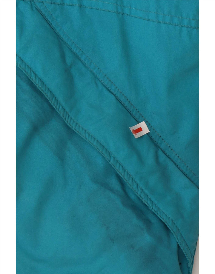 Brugi Mens Hooded Ski Jacket UK 40 Large Blue Colourblock