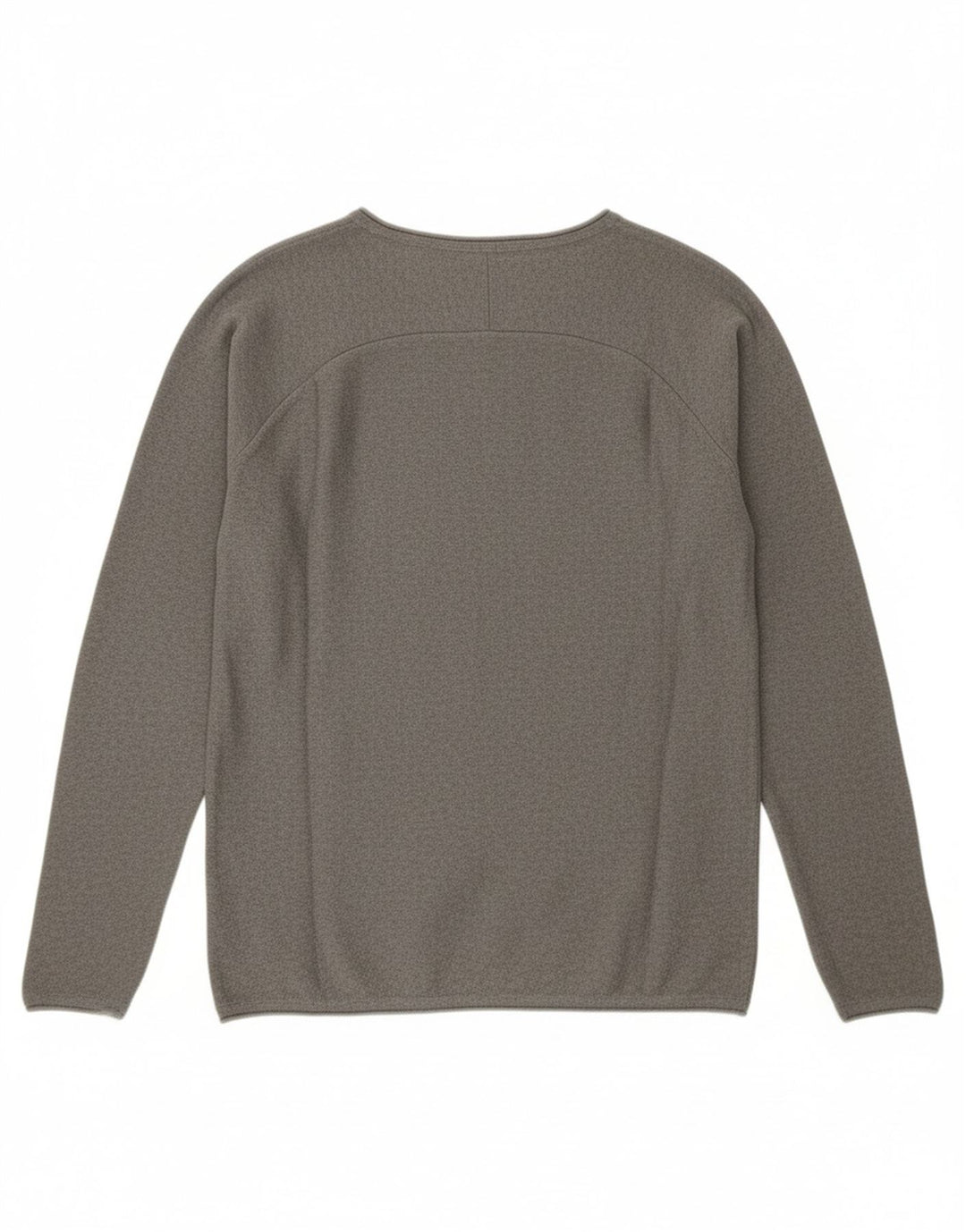 JACK & JONES Mens Core Boat Neck Jumper Sweater Medium Grey Cotton
