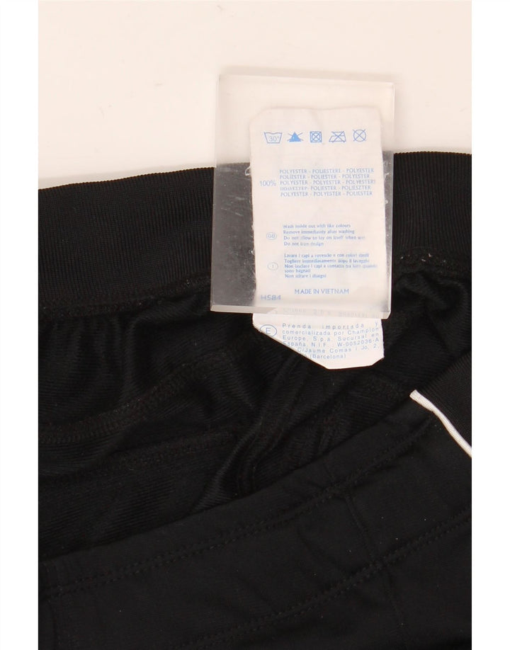 Champion Womens Tracksuit Trousers Joggers UK 10 Small  Black Polyester