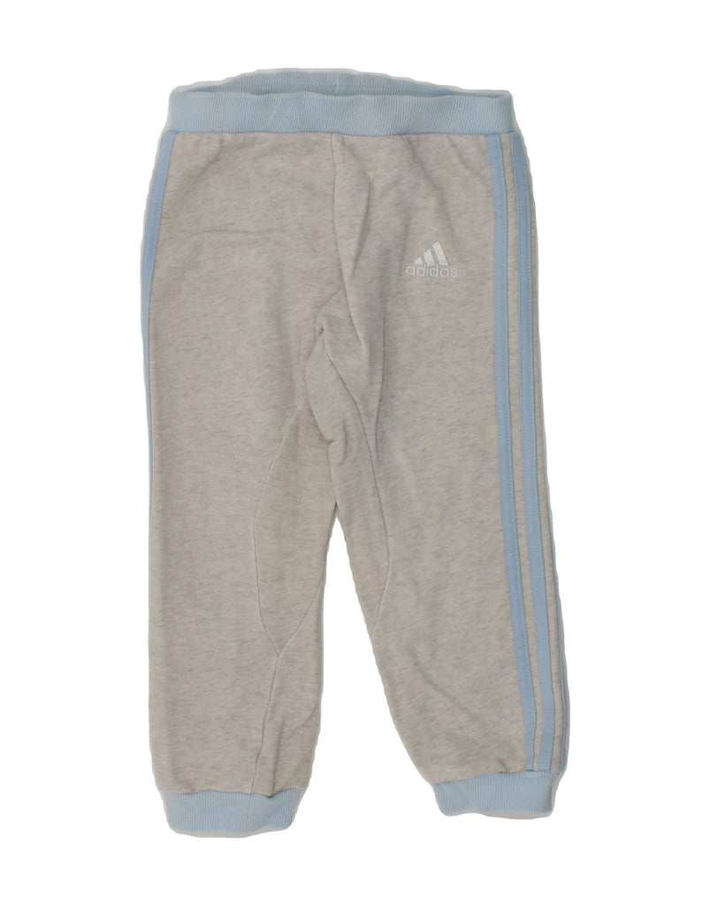 ADIDAS Baby Boys Joggers Tracksuit Trousers 18-24 Months Grey Cotton | Vintage Adidas | Thrift | Second-Hand Adidas | Used Clothing | Messina Hembry 