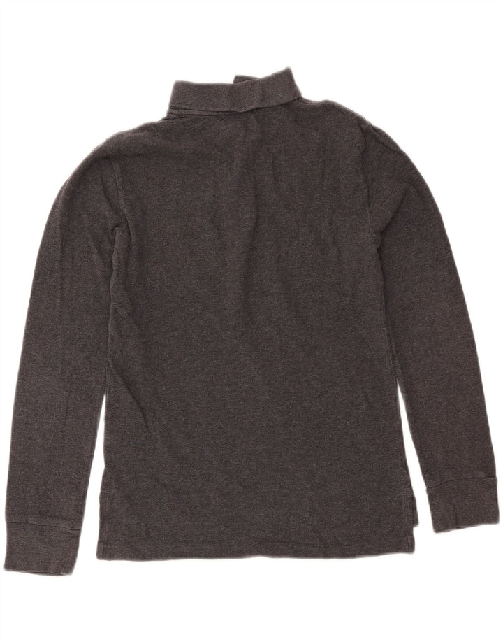 Polo Ralph Lauren Boys Long Sleeve Polo Shirt 10-11 Years Medium Grey