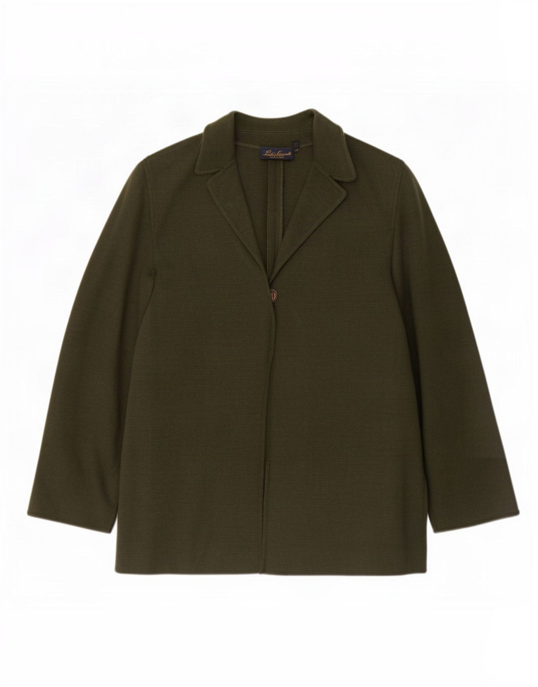 Luisa Spagnoli Womens 1 Button Blazer Jacket UK 18 XL Green