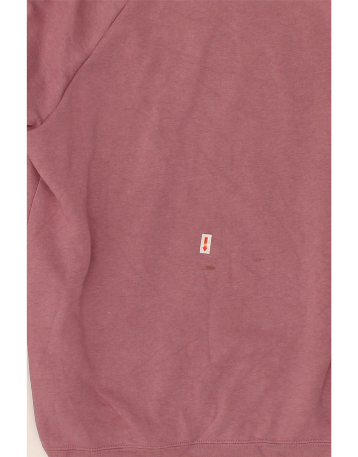 NIKE Womens Oversized Graphic Sweatshirt Jumper UK 10 Small Pink Cotton Vintage Nike and Second-Hand Nike from Messina Hembry 