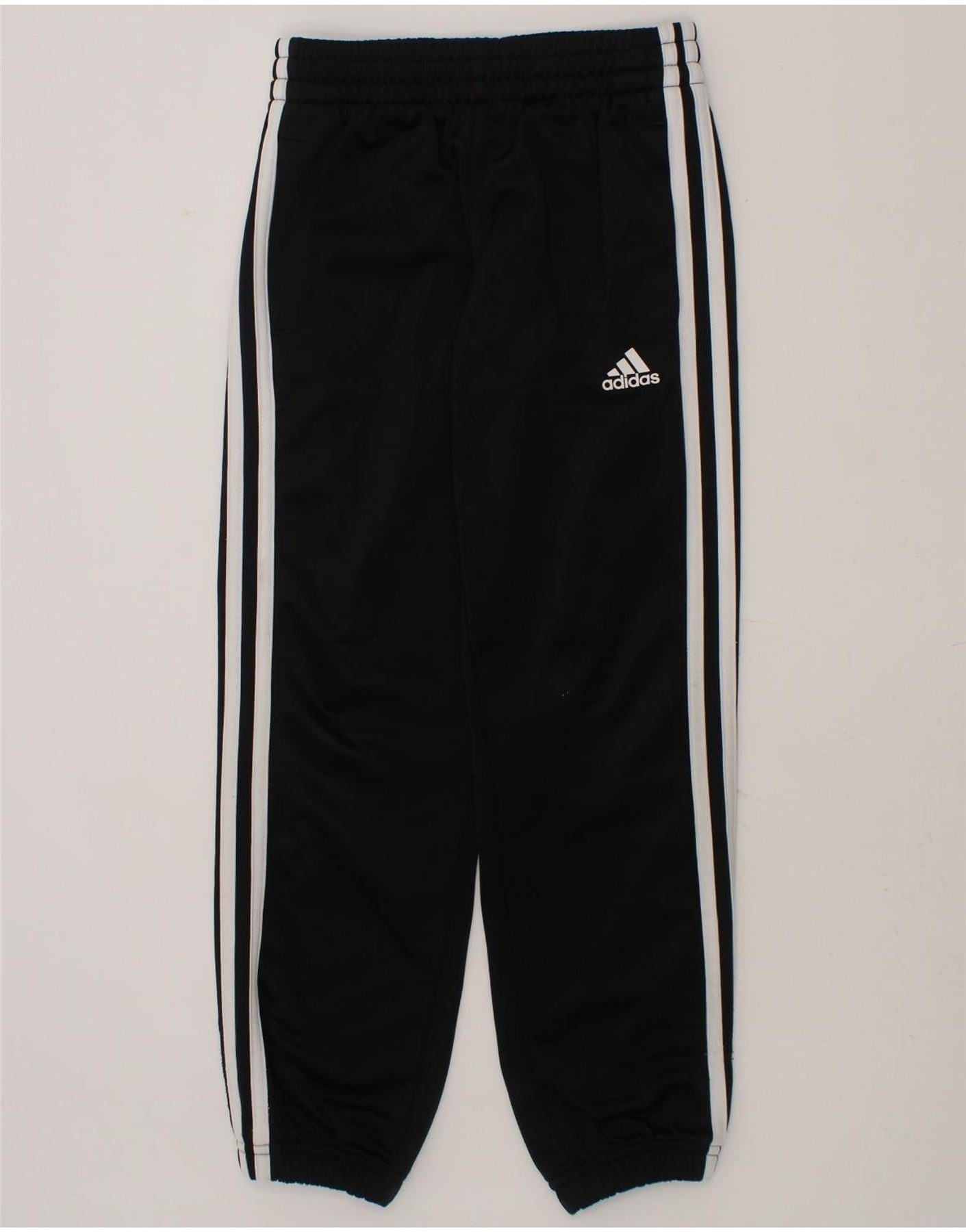 Pantaloni tuta ADIDAS da ragazzo Joggers 5-6 anni Nero Poliestere