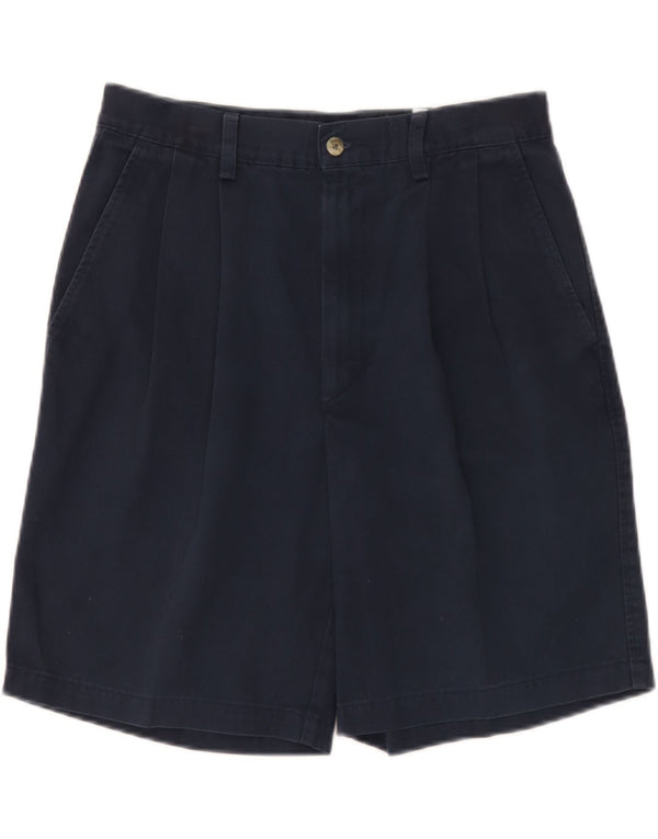 Timberland Mens Pegged Chino Shorts W32 Large Navy Blue Cotton