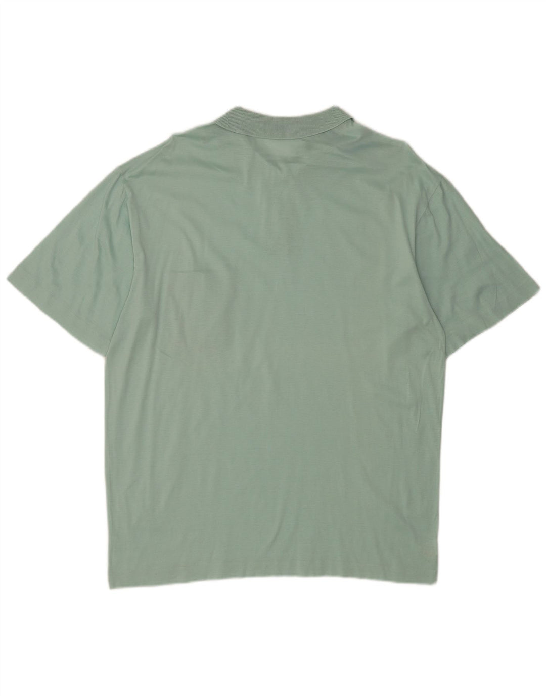 Les Copains Mens Polo Shirt IT 52 Large Green Cotton